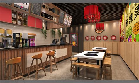 开封餐饮门面店装修效果图